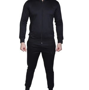 Conjunto Deportivo para Hombre con Chaqueta de Cierre Completo y Pantalones Jogger Ajustados, 2 Piezas, Ropa Deportiva Casual al Por Mayor - Product Image 2