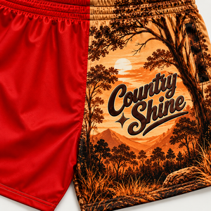 Customised Australian Western Country Footy Rugby Summer <b>Shorts</b> for <b>Men</b> Solid Waterproof Breathable Pockets Zippers Sublimation - Product Image 6
