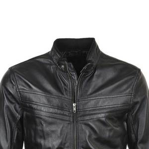 Blouson de moto en cuir personnalisé pour homme, veste de motard de course, streetwear haut de gamme, vêtement d'extérieur décontracté pour l'hiver, fabricant OEM en gros - Product Image 2