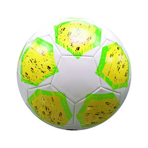 Ballon de football durable en cuir PU cousu à la machine, imperméable, taille 5, coloré, pour entraînement extérieur et sport d'équipe - Grande vente - Product Image 4