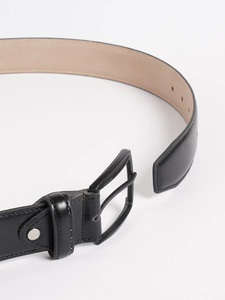 Ceinture de luxe pour homme, personnalisée, de haute qualité, pour tenue formelle ou jean, avec boucle à ardillon OEM, en cuir véritable et alliage, options de vente en gros - Product Image 2