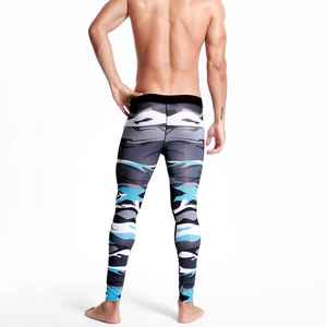 Mens thermal leggings <b>warm</b> stretch base layer pants winter fitness <b>tights</b> soft inner lining comfortable daily wear - Product Image 5