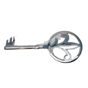 Clé décorative décoration murale article métal artisanat brillant poli clé Sculpture décorative montage mural Accent pas cher prix - Product Image 1