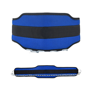 High Quality Strong Soft Neoprene Dip Belts with <b>Chain</b> for Weight Lifting Custom Logo Gym Equipment Unisex Wholesale <b>Cheap</b> Price - Product Image 6