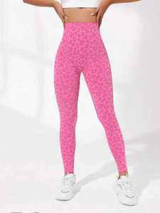 Leggings de cintura alta con estampado de leopardo para mujer, sexys, transpirables, agradable al tacto, con efecto push-up, para gimnasio y yoga, ¡Gran oferta! - Product Image 4