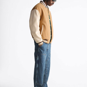 Chaqueta Letterman de alta calidad para hombre, diseñada para atuendos casuales y comodidad en invierno, hecha en Pakistán. - Product Image 3
