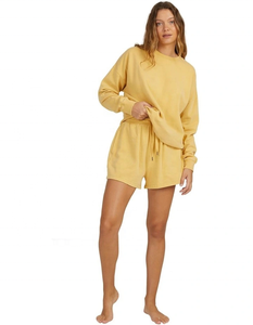 Pantalones cortos de lana de algodón 100% para mujer al por mayor, el mejor estilo callejero, cintura alta con bolsillos de costura lateral, moda Sexy para mujer - Product Image 6