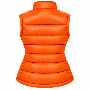 Chaleco Acolchado de Invierno sin Mangas para Mujer, Personalizado, con Cuello Alto, Ligero, Tejido Largo - Product Image 4