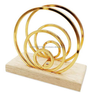 Porta Servilletas de Aluminio Fundido, Estilo Americano, Grabado en Oro, Hecho a Mano, de Alta Calidad, Personalizado, para Mesa - Product Image 6