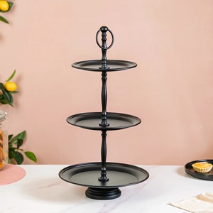 Soporte de cerámica premium para postres con acabado liso y esmaltado, construcción duradera, ideal para exhibir postres con elegancia y presentarlos en la mesa. - Product Image 4