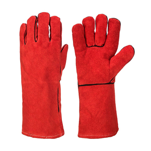 Guantes de Soldadura de Cuero Vacuno Resistentes al Calor, de Alta Calidad y Precio Económico, para Trabajo Industrial, para Adultos - Product Image 1