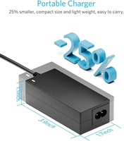 Chargeur universel pour ordinateur portable USB C 65W avec 15 embouts pour HP Asus Lenovo Dell Acer Toshiba Samsung IBM Câble d'alimentation pour ordinateur portable