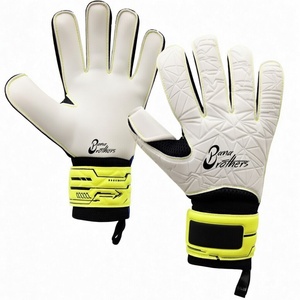 Professional Latex Goalkeeper Gloves | Custom Logo Soccer Gloves | High Quality Finger Protection Non-Slip Hook Loop Closure - Product Image 1