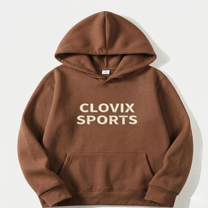 Sweat à capuche décontracté pour homme, collection automne-hiver, broderie UV de haute qualité, coupe ample, vente en gros - Product Image 4