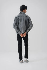 Veste en jean unisexe nouvelle conception 2026 pour homme, élégante, imperméable, confortable et respirante, idéale pour l'automne et l'hiver, service OEM disponible - Product Image 3