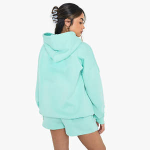 Sudaderas con capucha para mujer 100% algodón puro, sudadera con capucha orgánica para mujer, sudadera con capucha para mujer. - Product Image 6