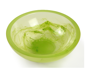 Bol en résine époxy moderne avec bord festonné pour usage décoratif, bol en résine rouge, prix le plus bas - Product Image 6