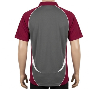 Chemises polo pour hommes, chemise polo en coton à manches courtes, impression par sublimation personnalisée, chemise polo de golf, vêtements de sport décontractés bicolores, jersey - Product Image 5