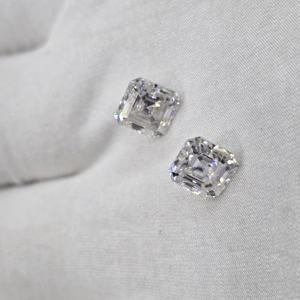 Pierre précieuse en vrac de Moissanite de haute qualité Asscher Cut Excellente pour la fabrication de bijoux élégants pour hommes et femmes Matériel de quartz naturel - Product Image 4