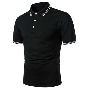 Camiseta Polo Transpirable para Hombre, Algodón Piqué Suave, Corte Regular, Ropa Diaria - Product Image 5