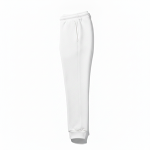 PRO ENTERPRISES Men's <b>White</b> Cotton High Waist Elastic Waist Vintage Quick Dry Casual <b>Joggers</b> with Pockets Autumn Wear - Product Image 3