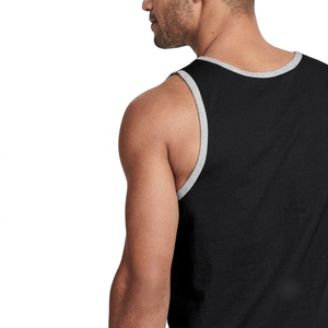 Elegant Look Men's Casual Fitness Tank Top Sportswear Sleeveless Breathable Gyms Vest Hot New Plus Size Tank Top For Men's - Product Image 5
