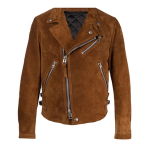 Cowboy Man Leather Jacket Long Fringes Leather Jacket Men Original Cow Suede Leather Jacket Zipper Closure Reimagined - Product Image 1