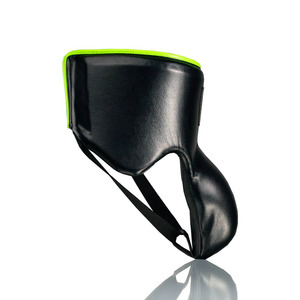 Premium Cowhide Leather <b>Groin</b> <b>Protector</b> Men Boxing Training Sparring Protective Cup Gym Workout Safety <b>Groin</b> Guard Gear - Product Image 2