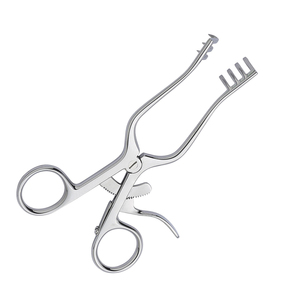 Rétracteurs coniques (3x4 à pointes émoussées/aiguisées) Rétracteur Beckman Weitlaner 16,5 cm en acier, manuel, classe II, usage hospitalier, prix abordable - Product Image 3