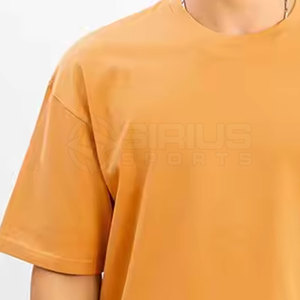 เสื้อยืดโอเวอร์ไซส์ผ้าฝ้าย 100% รุ่นใหม่ พิมพ์โลโก้ตามสั่ง เป็นมิตรกับสิ่งแวดล้อม แห้งเร็ว สไตล์สตรีทแวร์ สำหรับผู้ชาย สีพื้น ทนทาน - Product Image 5