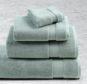 Serviettes de bain de luxe 100% coton biologique tissé, écologiques, hypoallergéniques, pour la salle de bain, l'hôtel, la plage - Douces, absorbantes, durables - Product Image 5
