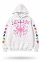 Sudadera con Capucha Oversize Borgoña Personalizada al por Mayor para Otoño, con Logo Frontal, de Forro Polar de Poliéster/Algodón, para la Universidad (Sudadera de los Spiders)