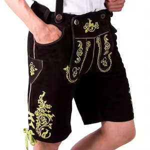 Fabricante Mayorista de Lederhosen Bávaros para Hombre, Pantalones Cortos de Cuero para Oktoberfest, Traje Tradicional Alemán - Product Image 3