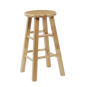 Natural Wood Handcrafted Stool Wholesale | Moradabad Artisan Furniture - Product Image 4