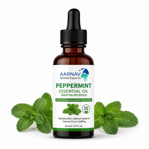 Aceite Esencial de Menta AARNAV 30ml 100% Puro Destilado al Vapor Aromaterapia con Árbol de Té y Lavanda para Todo Tipo de Piel - Product Image 6