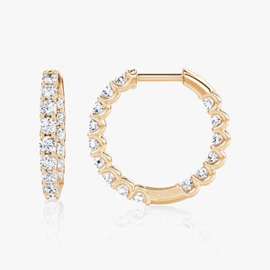 Pendientes de Diamantes Cultivados en Laboratorio, Certificados por IGI, Oro Sólido de 14K-22K, Color D, Joyería de Lujo para Fiestas, Bodas, Regalos, OEM, ODM, Venta al Por Mayor - Product Image 3