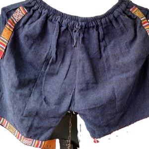 Pantalones cortos de cáñamo de algodón nepalí Pantalones cortos de cáñamo de algodón Pantalones cortos de cáñamo de invierno Pantalones hippie de 2017 - Product Image 1