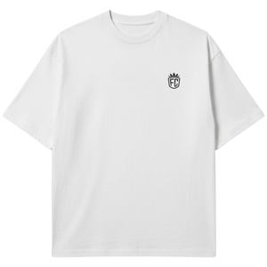 Camiseta de algodón oversize para hombre, estilo urbano, con estampado de microtexto, manga corta, informal, a la moda, OEM - Product Image 1