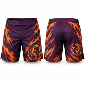 Shorts de MMA pour adultes et jeunes, pour l'entraînement d'agilité et de grappling, confortables pour la mobilité, avec coutures renforcées, sur mesure - Product Image 2
