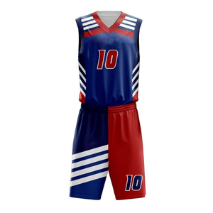 Uniformes de Baloncesto Deportivos de Corte Regular con Cuello en V, Transpirables, con Diseño de Rayas Laterales - Product Image 2
