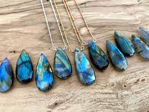 Ethiopian <b>Opal</b> Sterling Silver Teardrop <b>Pendant</b> <b>Necklace</b> Rhodium Plated Engagement Wedding Jewelry for Wholesale Price - Product Image 3