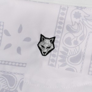 Polo de golf pour homme à manches courtes blanc, imprimé patchwork, respirant, style décontracté, coupe régulière, tissé en polyester - Product Image 4