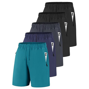 Men’s Cotton Lounge Shorts Elastic Waist <b>Drawstring</b> Plain Casual Summer Shorts Custom Logo Private Label Bulk - Product Image 1