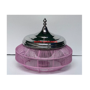 Calentador de Comida para Ollas y Sartenes |   Recipiente para Almacenamiento de Alimentos con Incrustaciones de Resina, Juego de Utensilios de Cocina Artesanales, Decoración para el Hogar del Golfo, Plato para Servir de Primera Calidad - Product Image 3