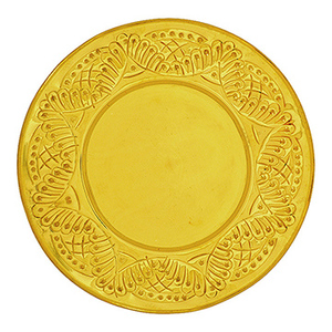 Patera de Latón Tallada a Mano |   Plato de Comunión Grabado para Iglesia – DOUBLE VEE EXPORTS - Product Image 1