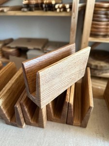 Porte-serviettes décoratif en bois massif pour la cuisine, le restaurant, l'hôtel, la décoration de table de mariage et l'usage quotidien - Product Image 3