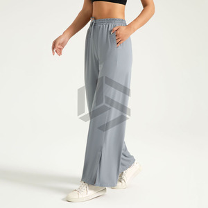 High Waist Breathable Yoga Shorts <b>Skirt</b> Casual Bermuda Shorts with <b>Elastic</b> Waterproof Waist Plain Dyed Skinny Yoga sets - Product Image 4