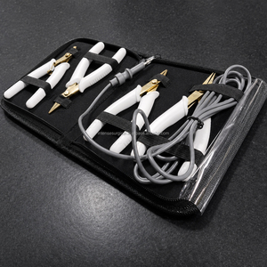 Custom Permanent Jewelry Making Tools Kit with Flush <b>Cutter</b> Needle Nose Pliers and Grounded Welding Pliers - Product Image 4