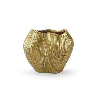 Wholesale Handmade Gold Aluminium Modern Texture Decorative Luxury Flower <b>Vases</b> Tabletop <b>Vase</b> Christmas Home Decor Gift - Product Image 3