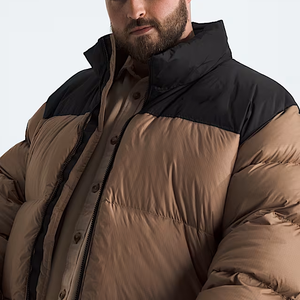 เสื้อแจ็คเก็ตพัฟเฟอร์ผู้ชายสีพื้นคุณภาพสูงสั่งทำพิเศษขายดีที่สุด เหมาะสำหรับใช้งานกลางแจ้งในฤดูหนาว มีฮู้ด - Product Image 3